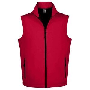 SOLS Unisex Adult Race Softshell Vest / Pepper Red
